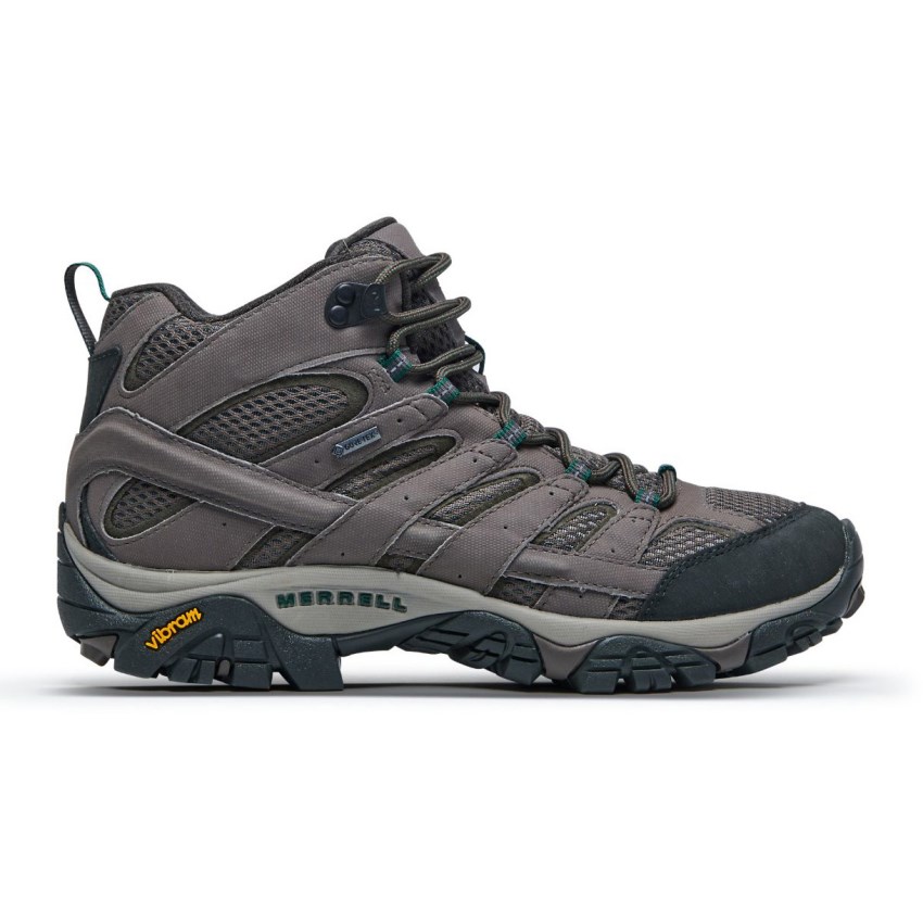 Chaussures Randonnée Merrell Moab 2 Mid GORE-TEX Marron Foncé Homme | Q.U.VHRU